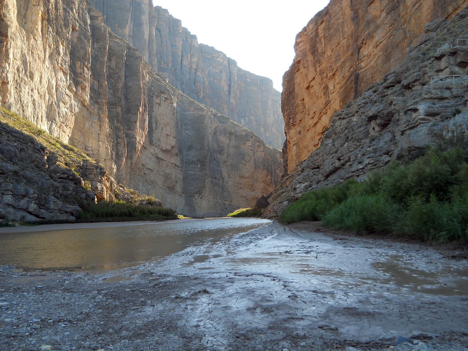 Santa Elena Canyon on the Rio Grande in Big Bend National Park